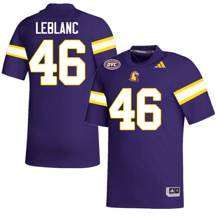Tennessee Tech Golden Eagles #46 Dom LeBlanc College Football Jerseys,Uniforms-Purple